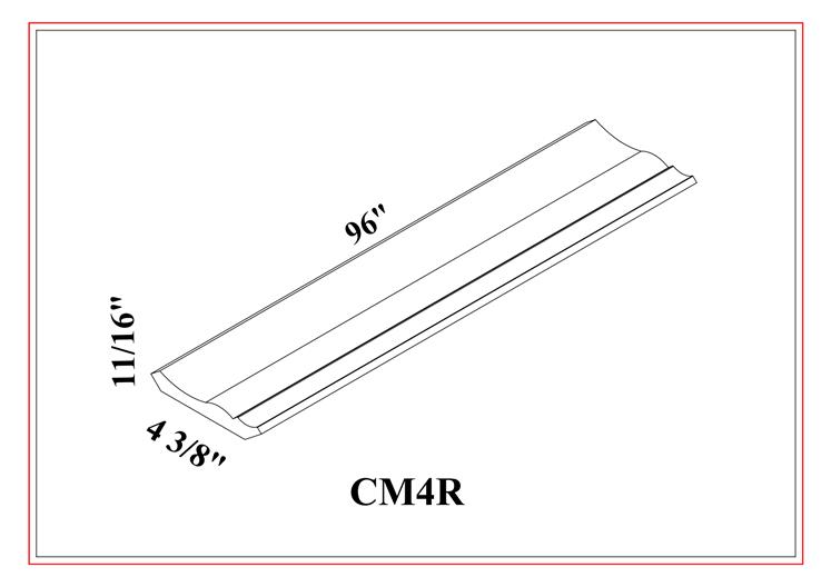 Crown Molding – Shaker Blue