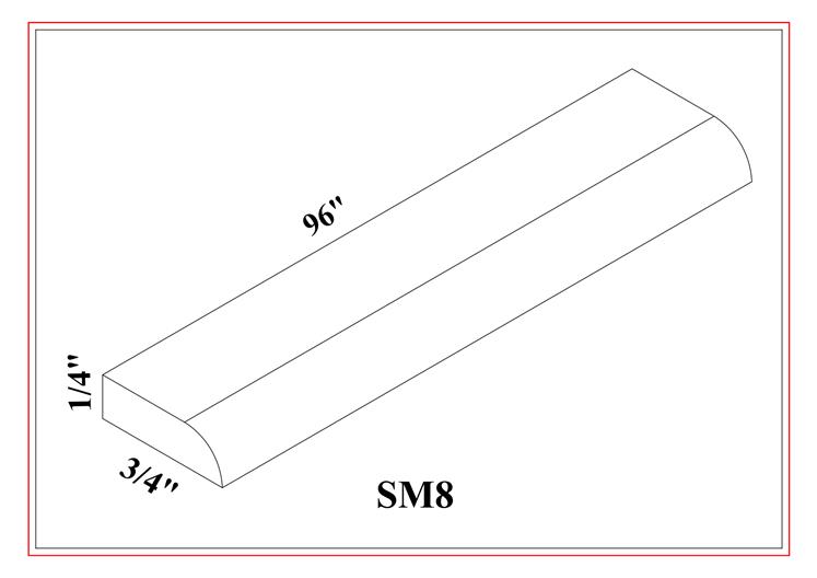 Simple Scribe Molding – Shaker Blue