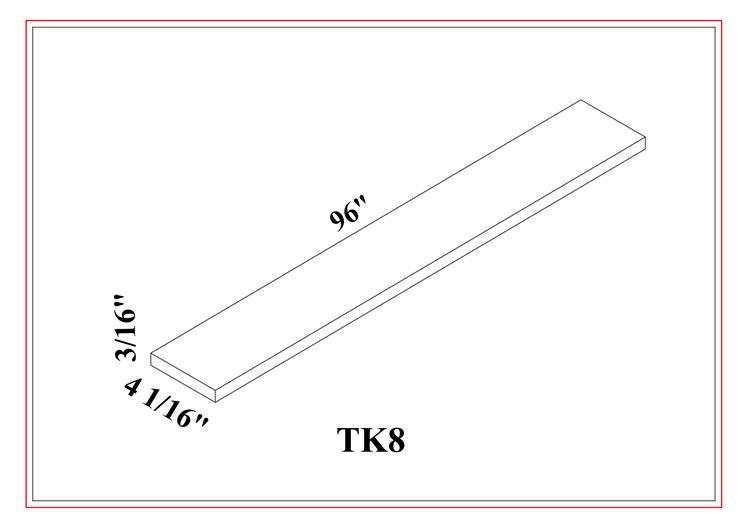 Toe Kick– Shaker Blue