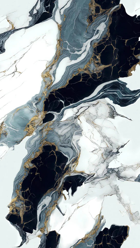 Navy & Gold Elegance PVC Panel