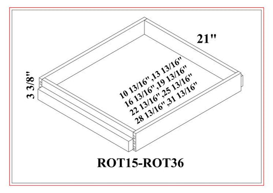 Roll Out Tray-Shaker Blue