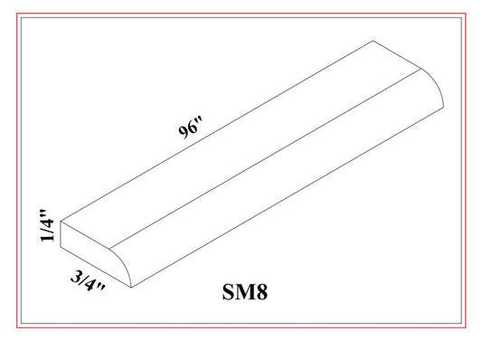 Simple Scribe Molding – Shaker White